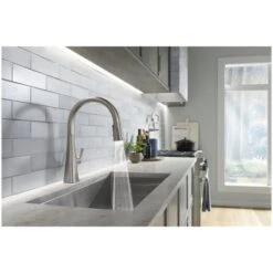 Graze Touchless Pull-Down Kitchen Sink Faucet With Kohler Konnect And Three-Function Sprayhead -Bathroom Sales Store kohler k 22068 wb alternate image 45