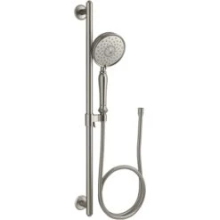 Bancroft 2.5 GPM Multi Function Hand Shower Package - Includes Slide Bar And Hose, Less Wall Supply