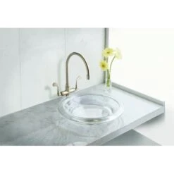 Artist Editions Spun Glass 6" X 17-1/2" Bathroom Sink -Bathroom Sales Store kohler k 2276 application view front 46