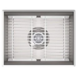 Prolific 23" Undermount Single Basin Stainless Steel Kitchen Sink With Basin Rack, Colander, And Cutting Board -Bathroom Sales Store kohler k 23650 alternate view 135