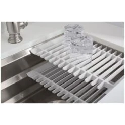 Prolific 23" Undermount Single Basin Stainless Steel Kitchen Sink With Basin Rack, Colander, And Cutting Board -Bathroom Sales Store kohler k 23650 alternate view 138