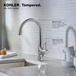 Tempered 1.5 GPM Single Hole Bar Faucet -Bathroom Sales Store kohler k 24663 alternate images 21