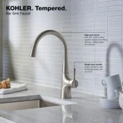 Tempered 1.5 GPM Single Hole Bar Faucet -Bathroom Sales Store kohler k 24663 alternate images 22