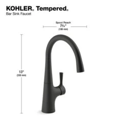 Tempered 1.5 GPM Single Hole Bar Faucet -Bathroom Sales Store kohler k 24663 alternate images 24