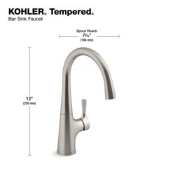 Tempered 1.5 GPM Single Hole Bar Faucet -Bathroom Sales Store kohler k 24663 alternate images 26