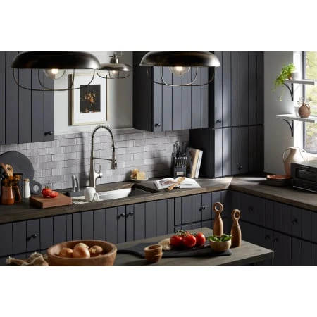 Tempered 32-1/4" Undermount Single Basin Stainless Steel Workstation Kitchen Sink 13 Tempered 32-1/4" Undermount Single Basin Stainless Steel Workstation Kitchen Sink - Image 11