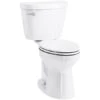 Cimarron 1.6 GPF Two Piece Elongated Chair Height Toilet With Left Hand Lever - Less Seat -Bathroom Sales Store kohler k 31620 0 8215601