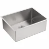 Strive 24" Single Basin Undermount 16-Gauge Stainless Steel Kitchen Sink With SilentShield -Bathroom Sales Store kohler k 5286 na 128