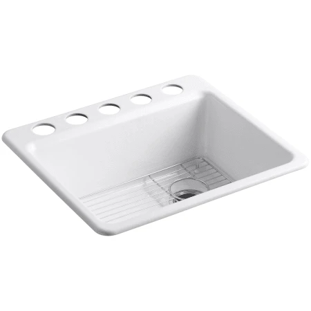 Riverby 25" Undermount Single Basin Cast Iron Kitchen Sink 3 Riverby 25" Undermount Single Basin Cast Iron Kitchen Sink