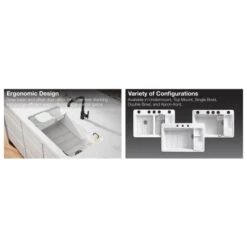 Riverby 25" Undermount Single Basin Cast Iron Kitchen Sink 27 Riverby 25" Undermount Single Basin Cast Iron Kitchen Sink -Bathroom Sales Store kohler k 5872 5ua1 alternate image 186