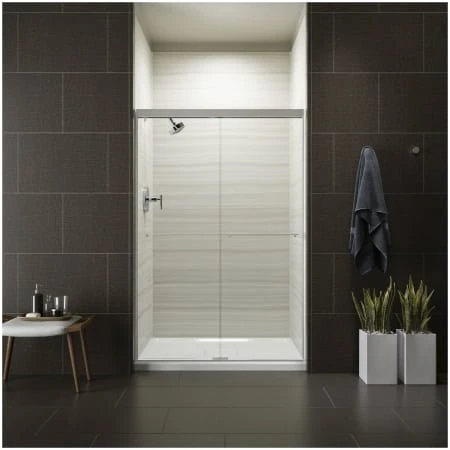 Revel 70"High X 47-5/8" Wide Frameless Sliding Shower Door With Clear Glass, Reversible Opening, And CleanCoat 15 Revel 70"High X 47-5/8" Wide Frameless Sliding Shower Door With Clear Glass, Reversible Opening, And CleanCoat - Image 13