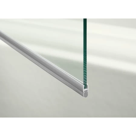 Aerie 57" High X 32" Wide Frameless Bath Screen With CleanCoat And Square Corner 7 Aerie 57" High X 32" Wide Frameless Bath Screen With CleanCoat And Square Corner - Image 5