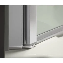 Aerie 57" High X 32" Wide Frameless Bath Screen With CleanCoat And Square Corner 20 Aerie 57" High X 32" Wide Frameless Bath Screen With CleanCoat And Square Corner -Bathroom Sales Store kohler k 707105 l close up hinge bottom 100