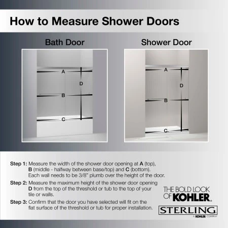 Revel 74"H X 31-1/8-36"W Pivot Frameless Shower Door With Thick Clear Glass 5 Revel 74"H X 31-1/8-36"W Pivot Frameless Shower Door With Thick Clear Glass - Image 3