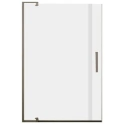 Revel 74"H X 35-1/8 - 40"W Pivot Frameless Shower Door With Thick Clear Glass -Bathroom Sales Store kohler k 707536 l alternate image 1135