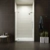 Revel 74"H X 35-1/8 - 40"W Pivot Frameless Shower Door With Thick Clear Glass -Bathroom Sales Store kohler k 707536 l shp 5146557