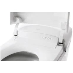 Eir 0.8 / 1.0 GPF Dual Flush One Piece Elongated Chair Height Toilet With Actuator Plate Flush - Bidet Seat Included -Bathroom Sales Store kohler k 77795 alternate view 63
