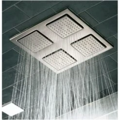 WaterTile 2.4 GPM Ceiling Mount Rainhead With Four 22-Nozzle Sprayheads -Bathroom Sales Store kohler k 98740 alternate view 1050