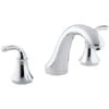 Double Handle Deck Mounted Roman Tub Filler Trim With Sculpted Lever Handles From The Forte Collection -Bathroom Sales Store kohler k t10278 4 cp 328