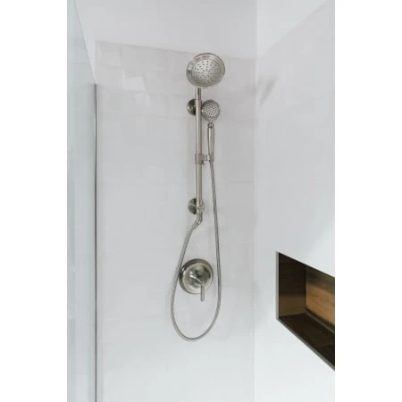 HydroRail Pressure Balanced Shower System With Shower Head, Hand Shower, Hose, Shower Column, Valve Trim, And Rough-In 6 HydroRail Pressure Balanced Shower System With Shower Head, Hand Shower, Hose, Shower Column, Valve Trim, And Rough-In - Image 4