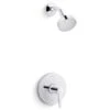 Pitch Shower Only Trim Package With 1.75 GPM Single Function Shower Head -Bathroom Sales Store kohler ts97077 4g cp