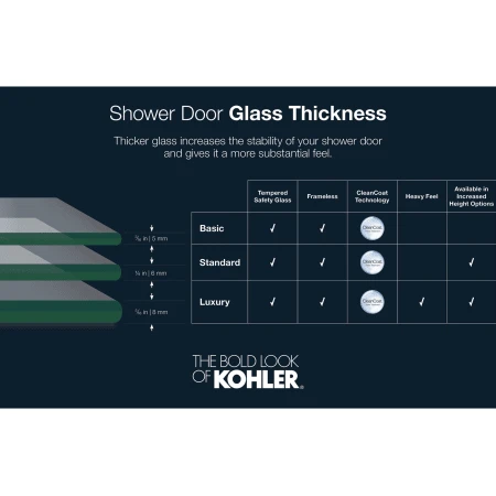 Aerie 57" High X 32" Wide Frameless Bath Screen With CleanCoat And Square Corner 16 Aerie 57" High X 32" Wide Frameless Bath Screen With CleanCoat And Square Corner - Image 14