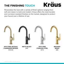 Oletto 1.8 GPM Single Handle Kitchen Bar Faucet -Bathroom Sales Store kpf 2822bb alt image 8