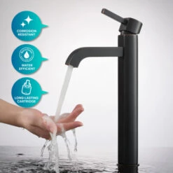 Bathroom Combo - 14" Clear Glass Vessel Bathroom Sink With Vessel Faucet, Pop-Up Drain, And Mounting Ring -Bathroom Sales Store kraus c gv 101 14 12mm 1007 alternate image 84