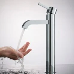 Bathroom Combo - 15-3/4" Ceramic Vessel Bathroom Sink With Vessel Faucet, Pop-Up Drain -Bathroom Sales Store kraus c kcv 141 1007 alternate image 520