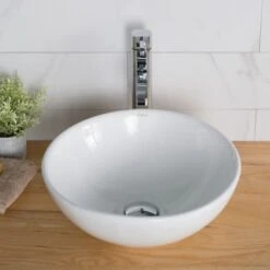Bathroom Combo - 15-3/4" Ceramic Vessel Bathroom Sink With Vessel Faucet, Pop-Up Drain -Bathroom Sales Store kraus c kcv 141 1007 alternate image 522