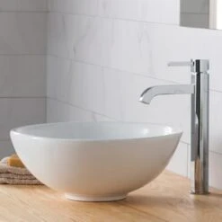 Bathroom Combo - 15-3/4" Ceramic Vessel Bathroom Sink With Vessel Faucet, Pop-Up Drain -Bathroom Sales Store kraus c kcv 141 1007 alternate image 523