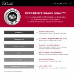 Outlast MicroShield 32" Scratch Resistant Double Basin Kitchen Sink For Undermount Installations - Basin Racks And Basket Strainers Included -Bathroom Sales Store kraus kbu24e kraus quality 320