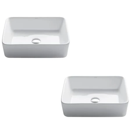 Pack Of (2) Elavo 19" Ceramic Vanity Top 3 Pack Of (2) Elavo 19" Ceramic Vanity Top
