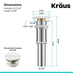 Viva 13" Circular Vitreous China Vessel Bathroom Sink With Pop-Up Drain Assembly -Bathroom Sales Store kraus kcv 204g 20 alternate image 1314