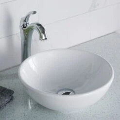 Elavo 13-27/40" Vitreous China Vessel Bathroom Sink -Bathroom Sales Store kraus kcv 341 alternate image 1353