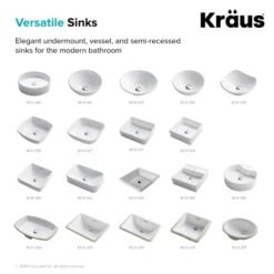 Elavo 13-27/40" Vitreous China Vessel Bathroom Sink -Bathroom Sales Store kraus kcv 341 alternate image 1357