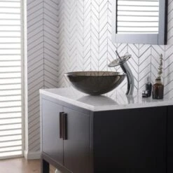 Waterfall Single Hole Vessel Bathroom Faucet -Bathroom Sales Store kraus kgw 1700 brcl alternate image 705