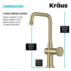 Urbix 1.5 GPM Single Hole Bar Faucet -Bathroom Sales Store kraus kpf 3127 alternate image 47