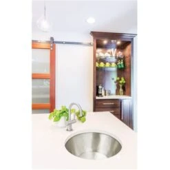 Builders 16" Undermount Single Basin Brass Bar Sink 5 Builders 16" Undermount Single Basin Brass Bar Sink -Bathroom Sales Store linkasink bld104 alternate image 452