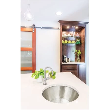 Builders 16" Undermount Single Basin Brass Bar Sink 4 Builders 16" Undermount Single Basin Brass Bar Sink - Image 2