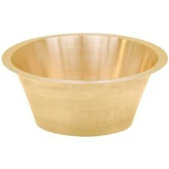 Smooth Large Round Flat Bottom Undermount Single Basin Bar Sink -Bathroom Sales Store linkasink cs018 alternate image 106