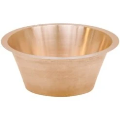 Smooth Large Round Flat Bottom Undermount Single Basin Bar Sink -Bathroom Sales Store linkasink cs018 alternate image 109