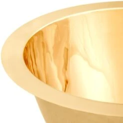 Smooth Large Flat Round Undermount Single Basin Bar Sink -Bathroom Sales Store linkasink cs019 alternate image 117