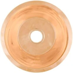 Smooth Large Flat Round Undermount Single Basin Bar Sink