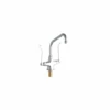 ADA Single Hole Concealed Deck Utility Faucet With 8" Reach High Arc Spout -Bathroom Sales Store lk500ha08t6