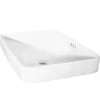 23" Rectangular Porcelain Drop In Bathroom Sink With Overflow -Bathroom Sales Store miseno mbs np di2185511 nodrain 5129969
