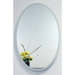 24" W X 36" H Oval Frameless Wall Mounted Mirror With LED Lighting And IR Sensor -Bathroom Sales Store miseno mm2436led alternate view 1 124