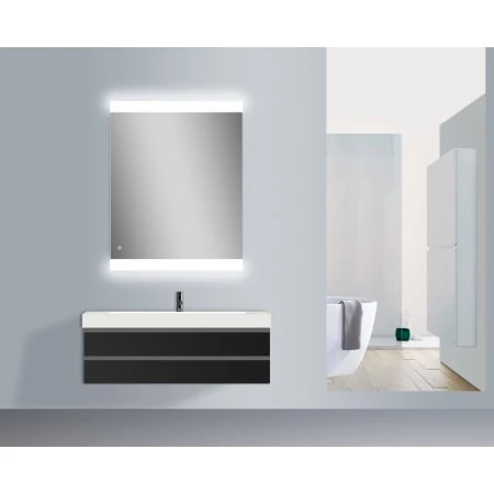 Athena 36" X 46" Frameless Bathroom Mirror 7 Athena 36" X 46" Frameless Bathroom Mirror - Image 5