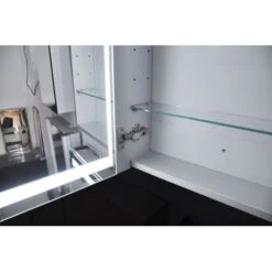 30" W X 26" H Rectangular Frameless Wall Mounted Medicine Cabinet With LED Lighting -Bathroom Sales Store miseno mmc3026led alternate view 13 172