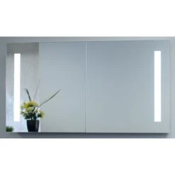 30" W X 26" H Rectangular Frameless Wall Mounted Medicine Cabinet With LED Lighting -Bathroom Sales Store miseno mmc3026led alternate view 4 163